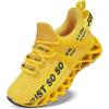 imageVivay Kids Girls Shoes Boy Tennis Sport Running Sneakers Casual Walking Fashion Sneakers1lginger Yellow