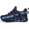 imageVivay Kids Girls Shoes Boy Tennis Sport Running Sneakers Casual Walking Fashion Sneakers1udark Blue