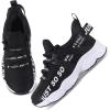 imageVivay Kids Girls Shoes Boy Tennis Sport Running Sneakers Casual Walking Fashion Sneakers2ablack
