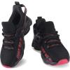 imageVivay Kids Girls Shoes Boy Tennis Sport Running Sneakers Casual Walking Fashion Sneakers2ablackred