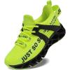 imageVivay Kids Girls Shoes Boy Tennis Sport Running Sneakers Casual Walking Fashion SneakersFluorescent Green