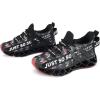 imageVivay Kids Girls Shoes Boy Tennis Sport Running Sneakers Casual Walking Fashion SneakersPatternblackwhite