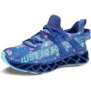 imageVivay Kids Girls Shoes Boy Tennis Sport Running Sneakers Casual Walking Fashion SneakersPatternblue