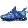 imageVivay Kids Girls Shoes Boy Tennis Sport Running Sneakers Casual Walking Fashion SneakersPatternblue