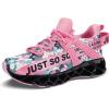 imageVivay Kids Girls Shoes Boy Tennis Sport Running Sneakers Casual Walking Fashion SneakersPatternpink