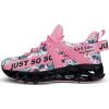 imageVivay Kids Girls Shoes Boy Tennis Sport Running Sneakers Casual Walking Fashion SneakersPatternpink