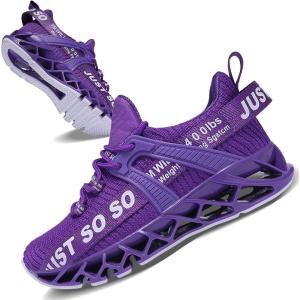 imageVivay Kids Girls Shoes Boy Tennis Sport Running Sneakers Casual Walking Fashion Sneakers1cpurple