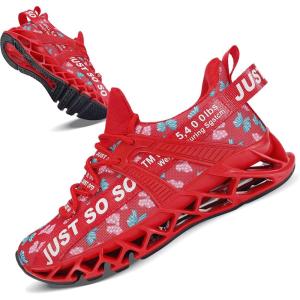 imageVivay Kids Girls Shoes Boy Tennis Sport Running Sneakers Casual Walking Fashion SneakersPatternred
