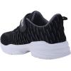 imageVivay Kids Running Shoes Boys and Girls Lightweight Comfortable Athletic Sneakers1BlackSize 12 Little Kid