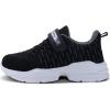 imageVivay Kids Running Shoes Boys and Girls Lightweight Comfortable Athletic Sneakers1BlackSize 12 Little Kid