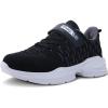 imageVivay Kids Running Shoes Boys and Girls Lightweight Comfortable Athletic Sneakers1BlackSize 12 Little Kid