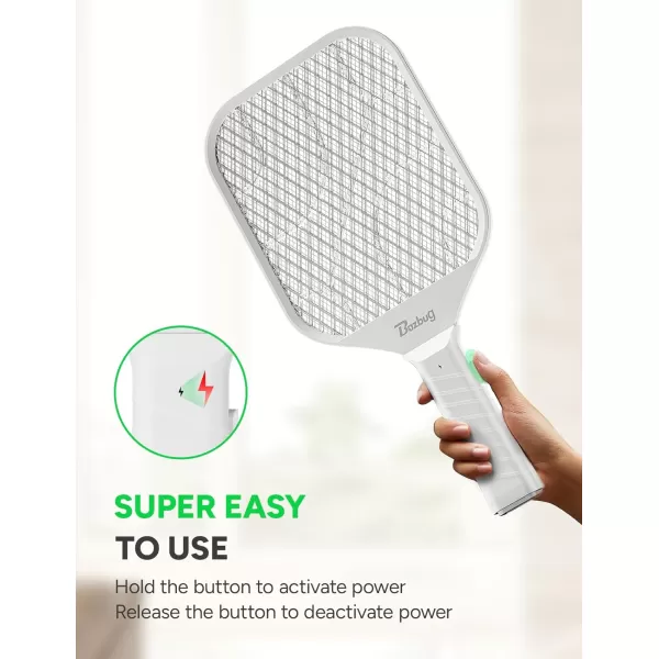 Electric Fly Swatter, Handheld Mosquito Swatter, 3800V Heavy Duty Bug Zapper Racket Indoor Outdoor, Mosquito Bat, Instant Fruit Fly Killer  -SA002
