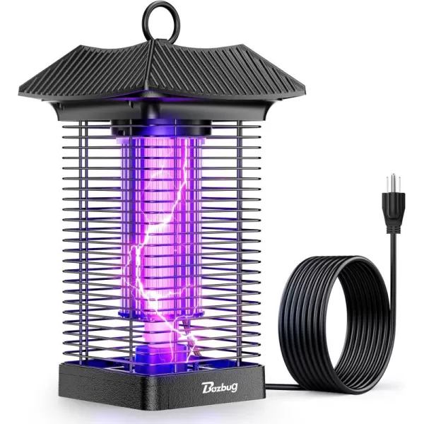LED Bug Zapper Indoor Outdoor, Durable 10 Years Lifespan Lamp, Sustainable Less Power, 6.5ft Power Cord, High-Voltage Mosquito Zapper, Fly Trap Mosquito Trap, Fly Killer Fly Zapper
