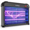 imageLED Bug Zapper Indoor 10 Years Lifespan 3 Lamps Sustainable Less Power Durable Fly Trap Mosquito Trap Fly Killer Fly Zapper MA009All Black