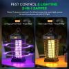 imageBuzbug LED Bug Zapper Outdoor and Lighting 10 Years Lifespan IPX4 Waterproof 3800V HighVoltage Fireproof Shell 65ft Power Cord Fruit Fly Mosquito Moth Gnat Wasp Zapper Trap Killer MA20
