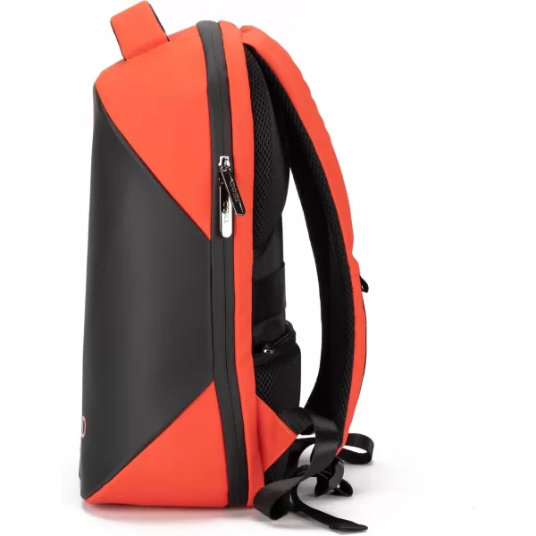 Business Laptop Backpack USB Charging Port Travel Slim Durable Computer Bag Fits 15.6, 16 and 17 Inch Laptop  - 15 Inches, Red)