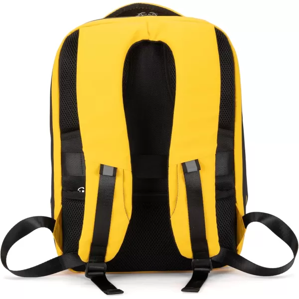 Business Laptop Backpack USB Charging Port Travel Slim Durable Computer Bag Fits 15.6, 16 and 17 Inch Laptop  - 15 Inches, Yellow)