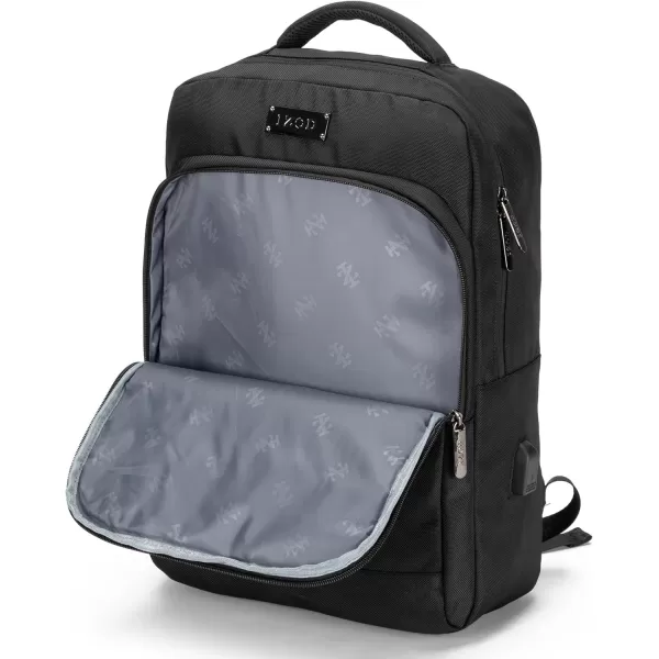 Business Laptop Backpack USB Charging Port Travel Slim Durable Computer Bag Fits 15.6, 16 and 17 Inch Laptop 
