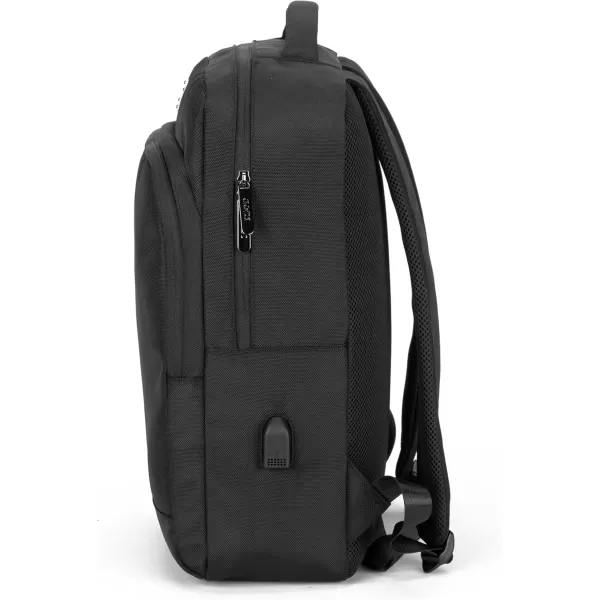 Business Laptop Backpack USB Charging Port Travel Slim Durable Computer Bag Fits 15.6, 16 and 17 Inch Laptop 