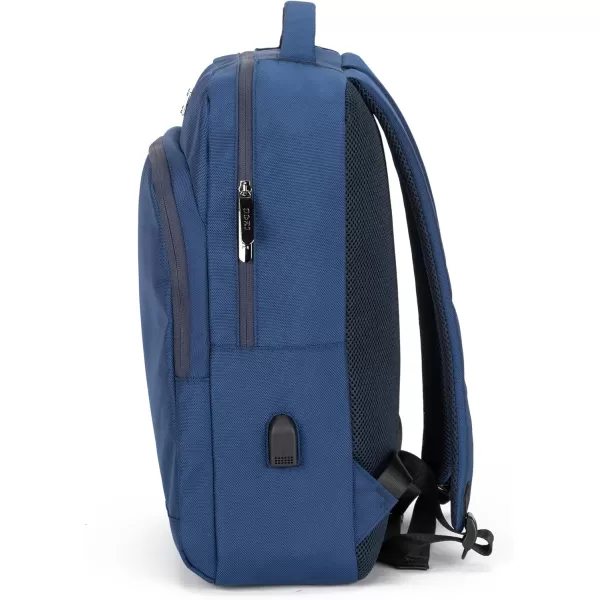 Business Laptop Backpack USB Charging Port Travel Slim Durable Computer Bag Fits 15.6, 16 and 17 Inch Laptop 