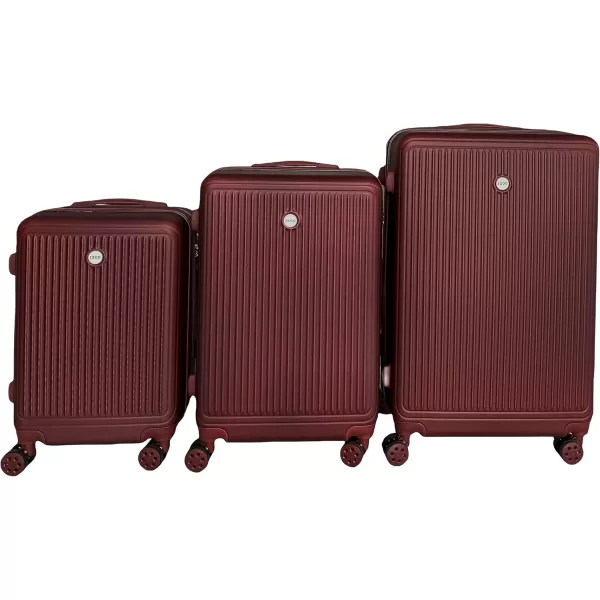 IZOD ABS Hard Shell Expandable Luggage Set - Durable ABS Hard Shell Construction - Double Water-Resistant Nylon Coil – Versatile Sizes 28", 24", 20" - 3-Piece Spinner Luggage Set 