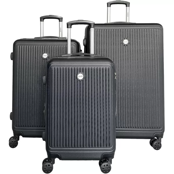 IZOD ABS Hard Shell Expandable Luggage Set - Durable ABS Hard Shell Construction - Double Water-Resistant Nylon Coil – Versatile Sizes 28", 24", 20" - 3-Piece Spinner Luggage Set 