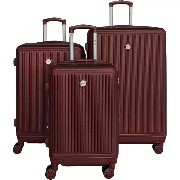 IZOD ABS Hard Shell Expandable Luggage Set - Durable ABS Hard Shell Construction - Double Water-Resistant Nylon Coil – Versatile Sizes 28", 24", 20" - 3-Piece Spinner Luggage Set 