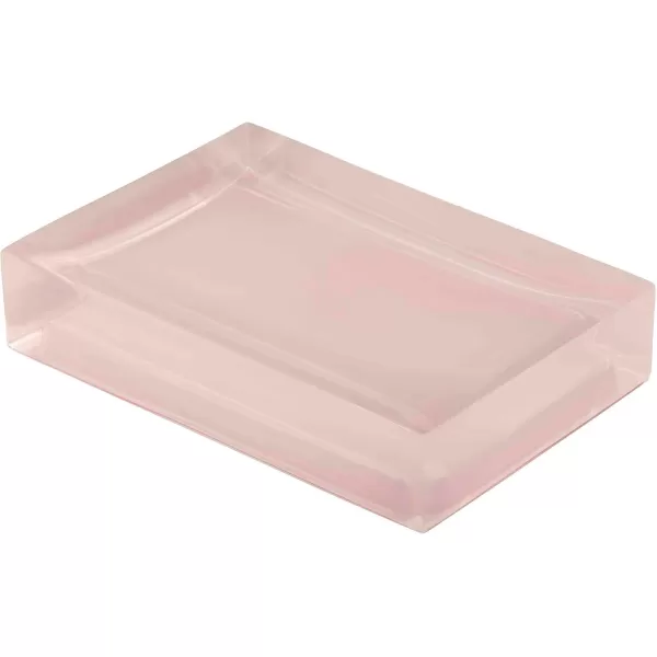 IZOD Accessories Resin Bathroom Essentials, 2pc Bath Set, Pink