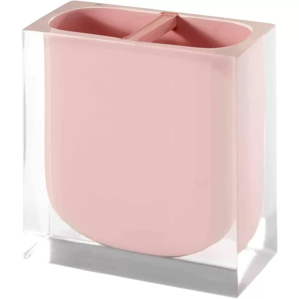 IZOD Accessories Resin Bathroom Essentials, 2pc Bath Set, Pink