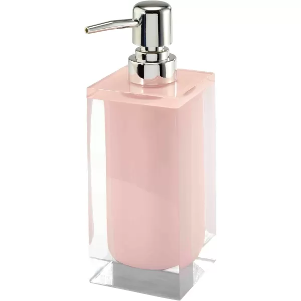 IZOD Accessories Resin Bathroom Essentials, 2pc Bath Set, Pink