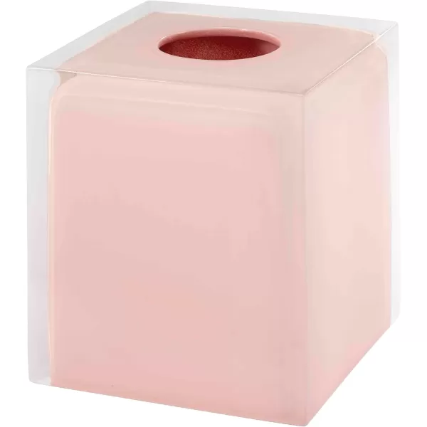 IZOD Accessories Resin Bathroom Essentials, 2pc Bath Set, Pink