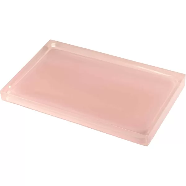 IZOD Accessories Resin Bathroom Essentials, 2pc Bath Set, Pink