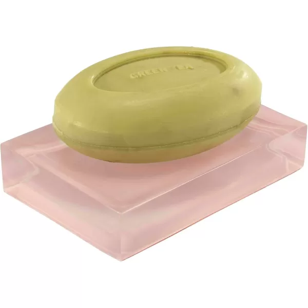 IZOD Accessories Resin Bathroom Essentials, 2pc Bath Set, Pink