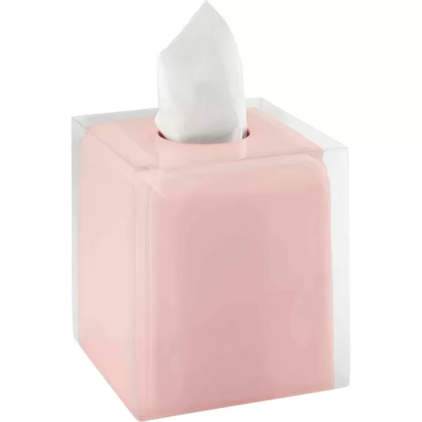 IZOD Accessories Resin Bathroom Essentials, 2pc Bath Set, Pink