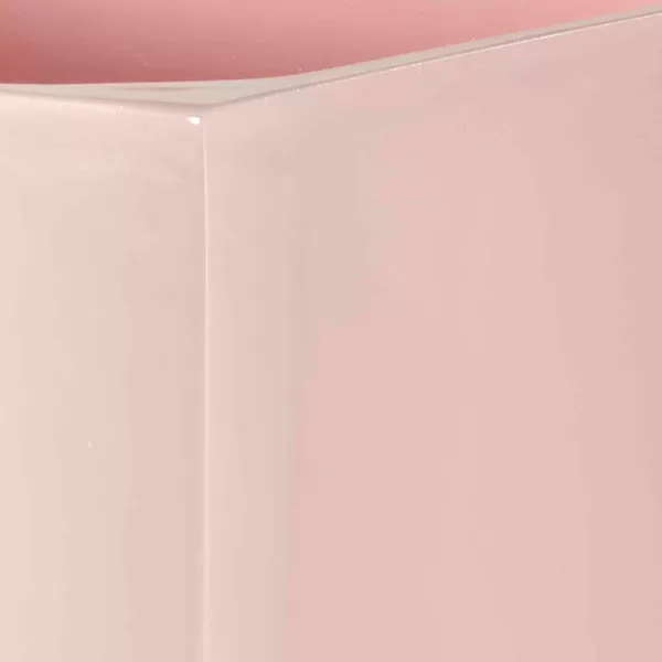 IZOD Accessories Resin Bathroom Essentials, Wastebasket, Pink