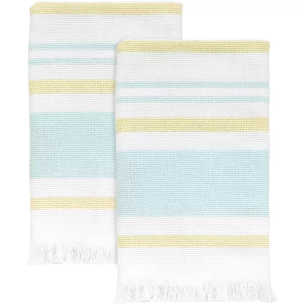 IZOD - Bath Towels, Soft &amp; Absorbent Cotton, Striped Bathroom Decor, Dorm Room Essentials, Set of 2 