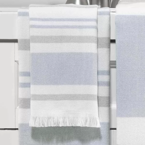 IZOD - Bath Towels, Soft &amp; Absorbent Cotton, Striped Bathroom Decor, Dorm Room Essentials, Set of 2 