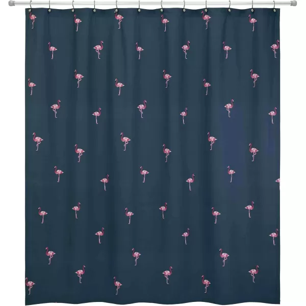 IZOD Bathroom Accessories Flamingo Collection, Bath Rug , White