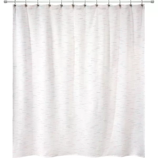 IZOD Bathroom Essentials Fabric Shower Curtain, Heritage, MUL