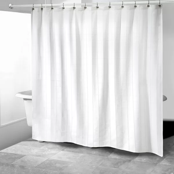 IZOD Bathroom Essentials Fabric Shower Curtain, Heritage, MUL