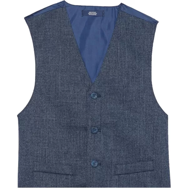 IZOD Boys' 4-Piece Set with Collared Dress Shirt, Tie, Vest, and Pants