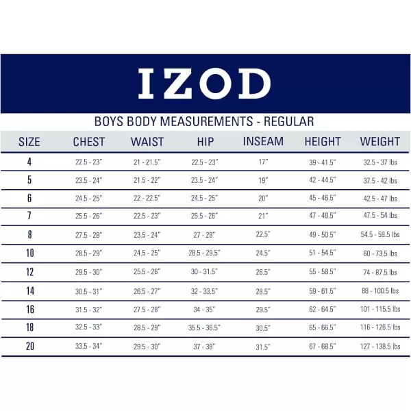 IZOD Boys' 4-Piece Set with Collared Dress Shirt, Tie, Vest, and Pants