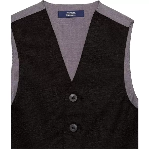 IZOD Boys' 4-Piece Set with Collared Dress Shirt, Tie, Vest, and Pants