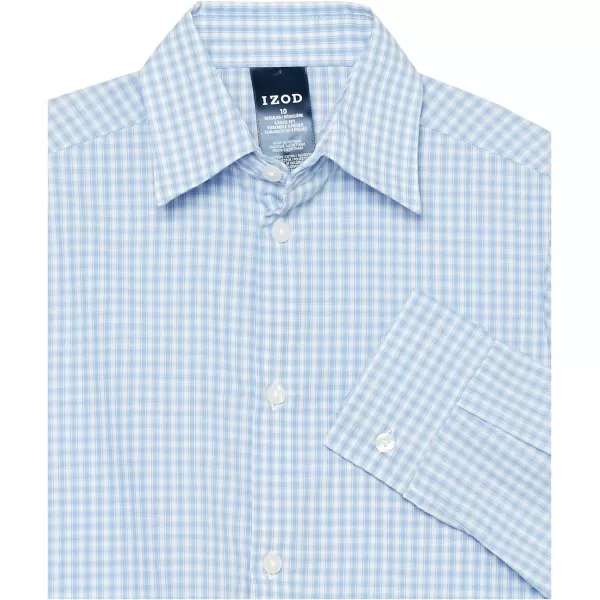 IZOD Boys' 4-Piece Set with Collared Dress Shirt, Tie, Vest, and Pants