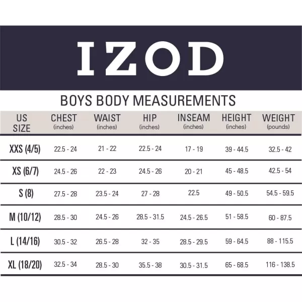 IZOD Boys' 4-Piece Set with Collared Dress Shirt, Tie, Vest, and Pants