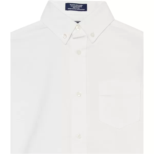 IZOD Boys' Long Sleeve Solid Button-Down Collared Oxford Shirt with Chest Pocket