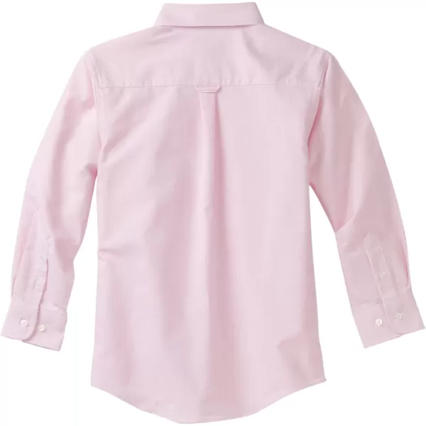 IZOD Boys' Long Sleeve Solid Button-Down Collared Oxford Shirt with Chest Pocket