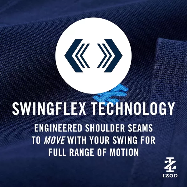 IZOD Boys' Performance Golf Swingflex Stretch Straight Fit Shorts