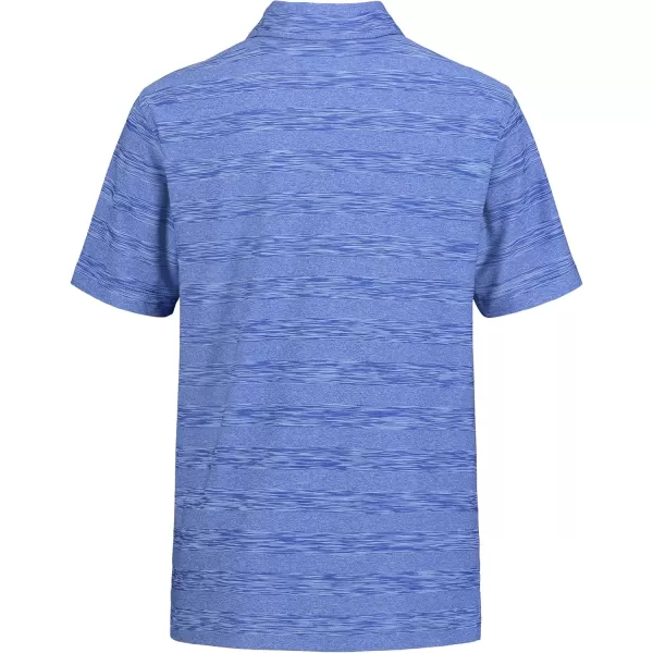 IZOD Boys' Short Sleeve Performance Stripe Polo Shirt