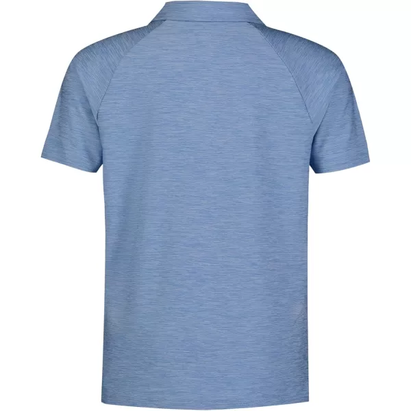 IZOD Boys' Short Sleeve Performance Stripe Polo Shirt